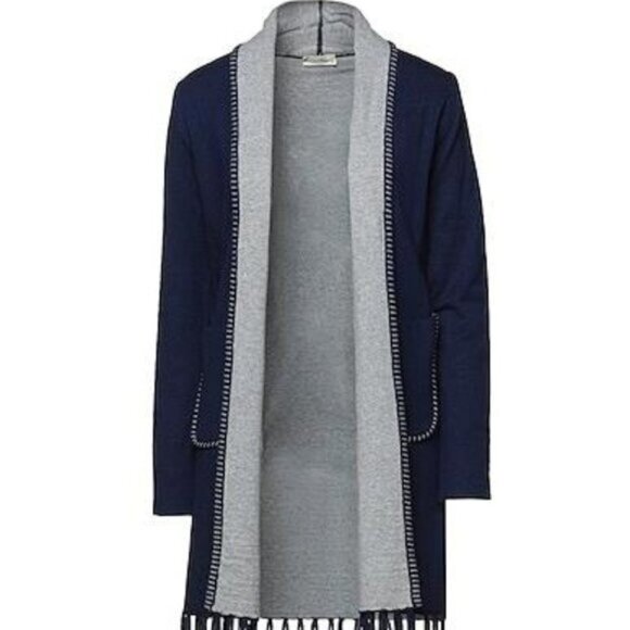 NWT Cashmere Company cardigan with tassels - Picture 1 of 2
